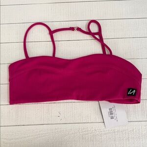 LA Dance Designs Hot Pink Ribbed Lover Top